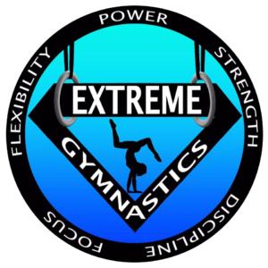 extreme gymnastics round logo